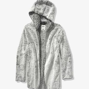 VS PINK Sherpa Cardigan